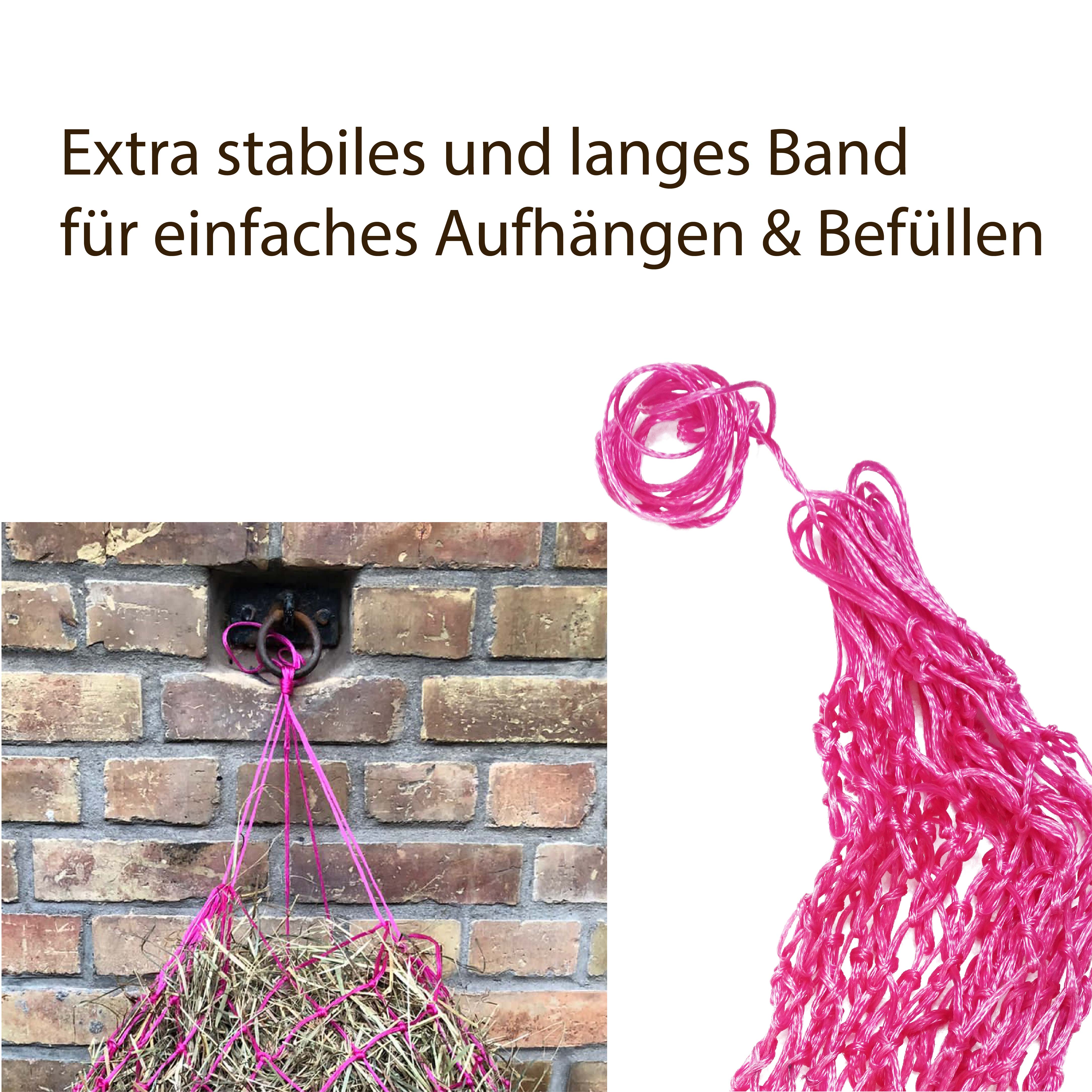 Heunetz für Pferde, engmaschig 3x3, 3-4kg Füllgewicht