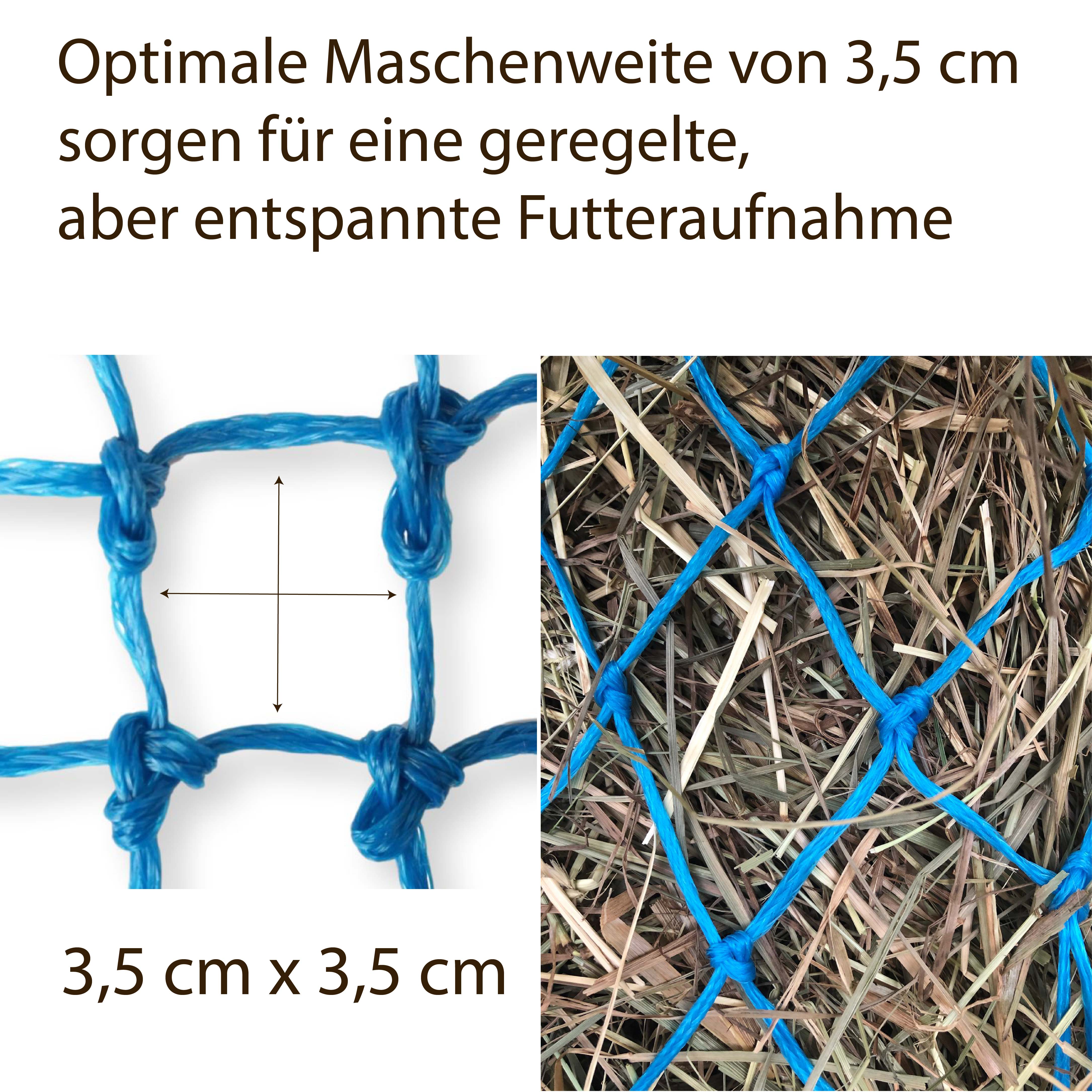 Heunetz für Pferde, engmaschig 3x3, 3-4kg Füllgewicht