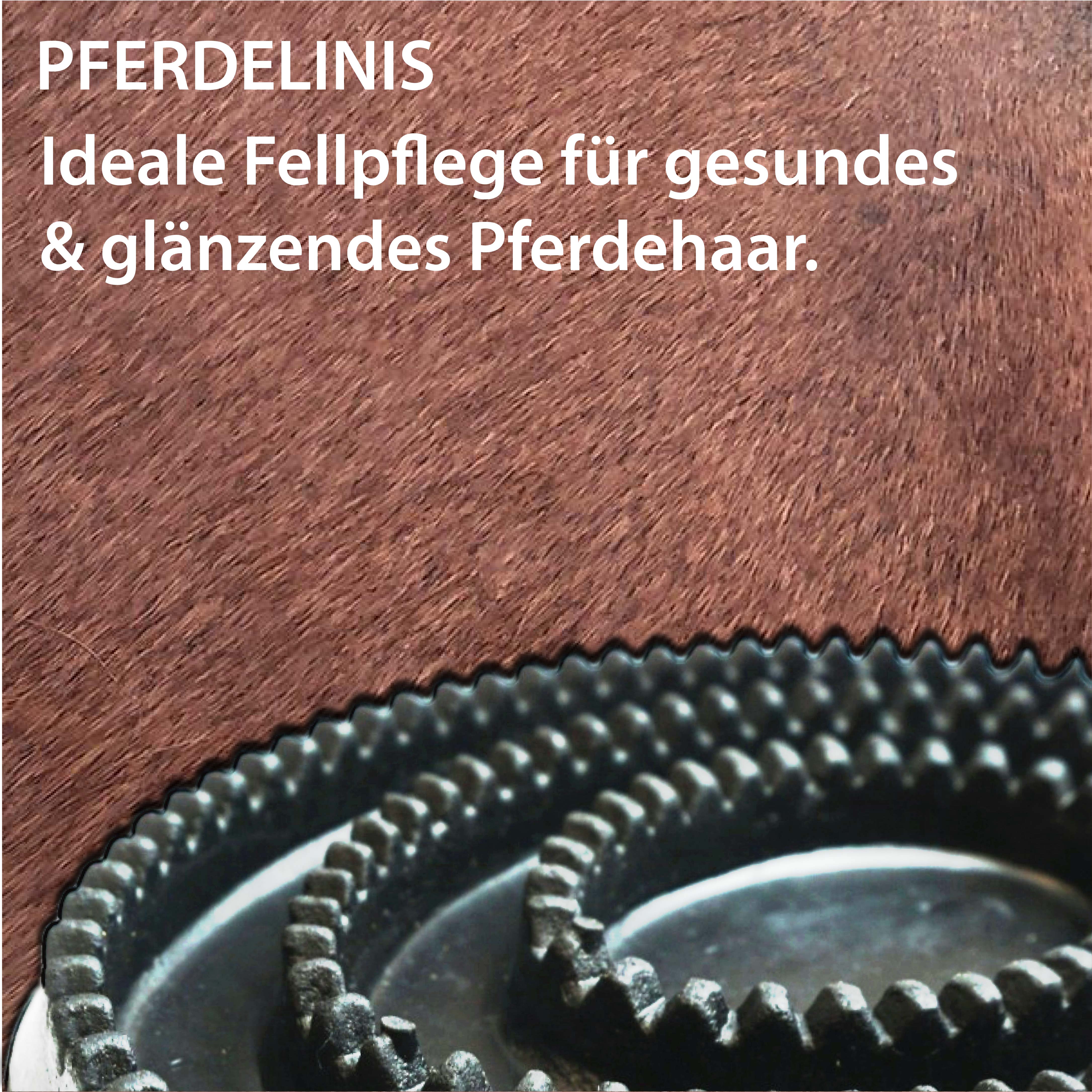 Gummistriegel für Pferde, Massage Bürste mit Gummilasche